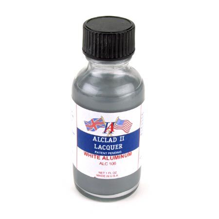 Alclad II ALC105 Polished Aluminum Lacquer – 1oz For RC Lexan & Models