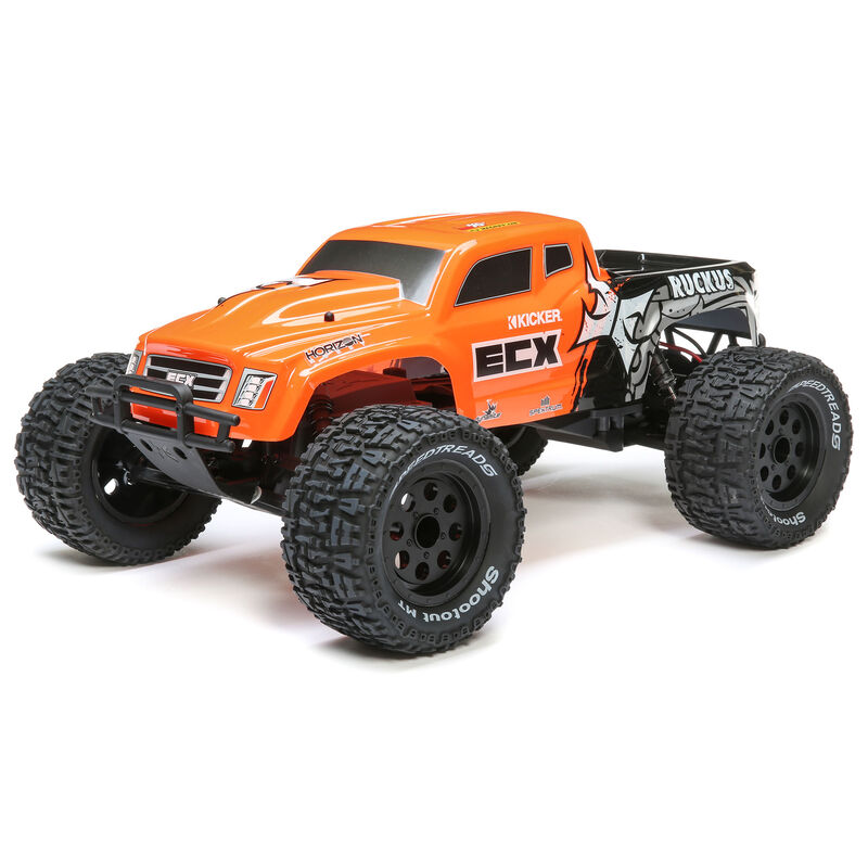 1/10 Ruckus 2WD Monster Truck Brushed RTR, Orange