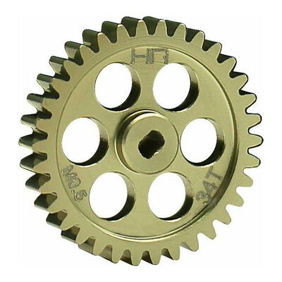 Aluminum 34T Mod 0.5 Speed Run Spur Gear, 1/24 Losi Micro-B Aluminum 34T Mod 0.5 Speed Run Spur Gear, 1/24 Losi Micro-B