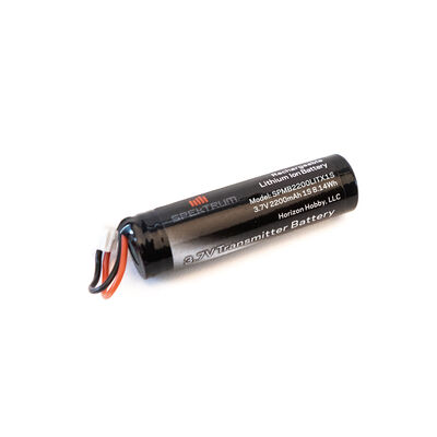 3.7V 2200mAh 1S Li-Ion Transmitter Battery: NX6, NX7e, NX8, NX8+ 3.7V 2200mAh 1S Li-Ion Transmitter Battery: NX6, NX7e, NX8, NX8+