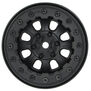 1/10 Denali F/R 2.2" Wheels Crawler 12mm (2) Black/Black