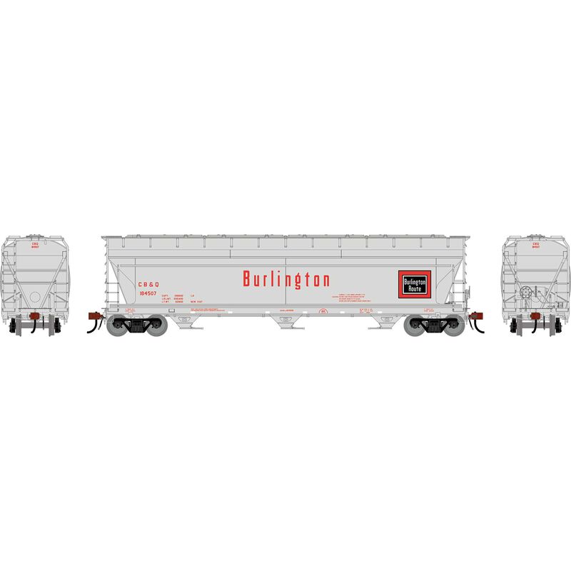 HO GEN ACF 4600 Covered Hopper, CBQ #184507 HO GEN ACF 4600 Covered Hopper, CBQ #184507