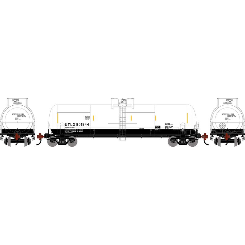 HO ATH RTC 20,900 Gallon Tank Car, UTLX 'White' #801844 HO ATH RTC 20,900 Gallon Tank Car, UTLX 'White' #801844