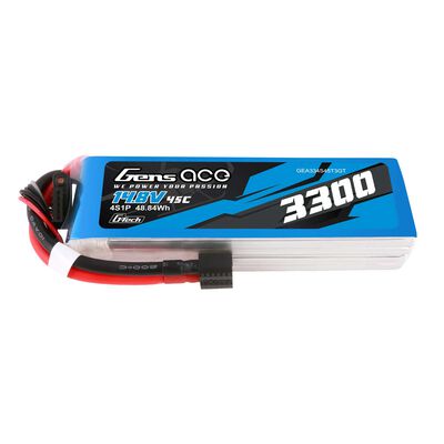 14.8V 3300mAh 4S 45C G-Tech LiPo Battery: EC3/ Deans 14.8V 3300mAh 4S 45C G-Tech LiPo Battery: EC3/ Deans