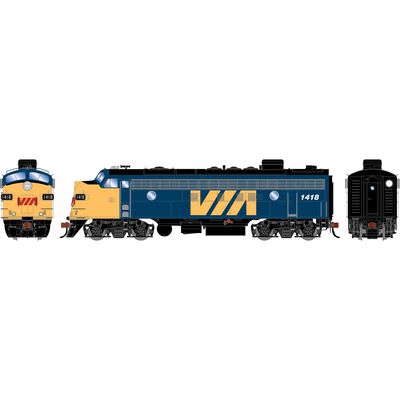HO GEN FP7 Locomotive w/DCC & Sound, VIA #1418 HO GEN FP7 Locomotive w/DCC & Sound, VIA #1418