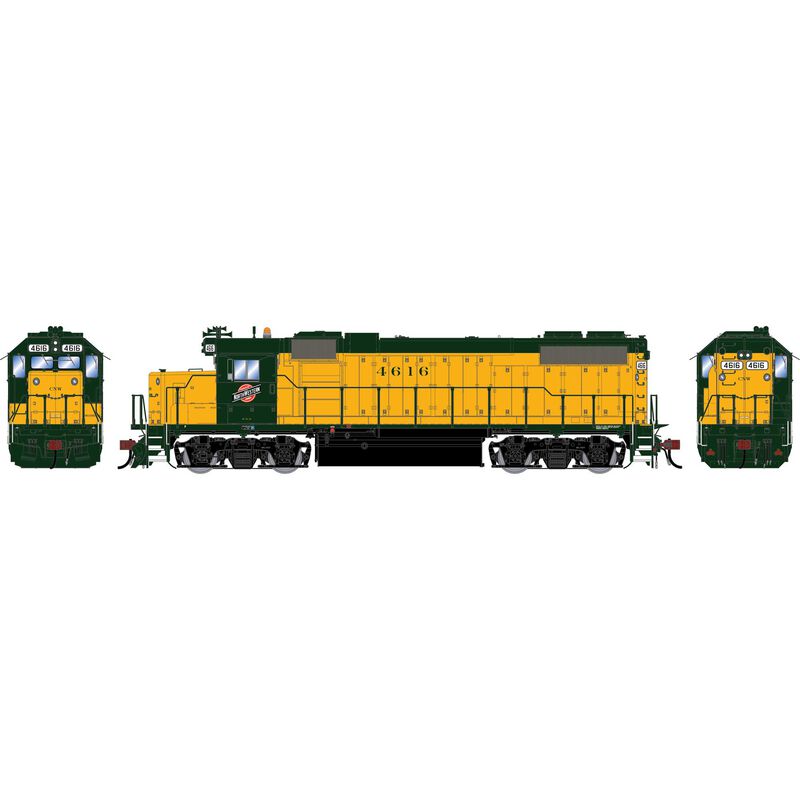 Athearn Genesis HO GEN GP38-2 Locomotive, CNW #4616
