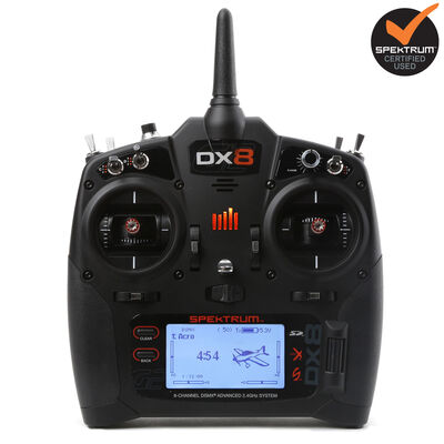 DX8 G2 8-Channel DSMX Spektrum Certified Transmitter Only DX8 G2 8-Channel DSMX Spektrum Certified Transmitter Only