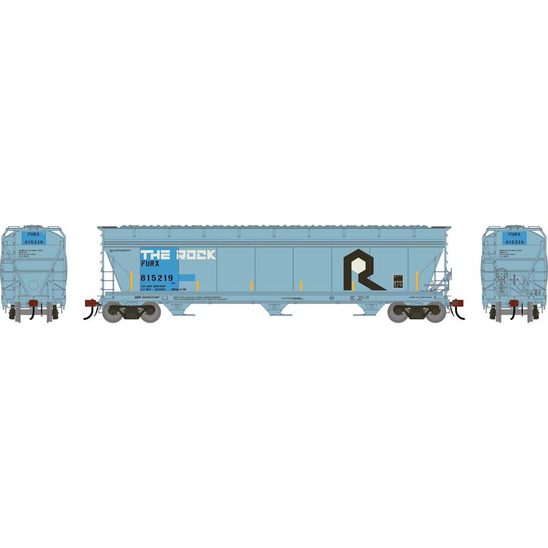 HO ACF4600 Covered Hoppers, FURX Primed For Grime #815219 HO ACF4600 Covered Hoppers, FURX Primed For Grime #815219