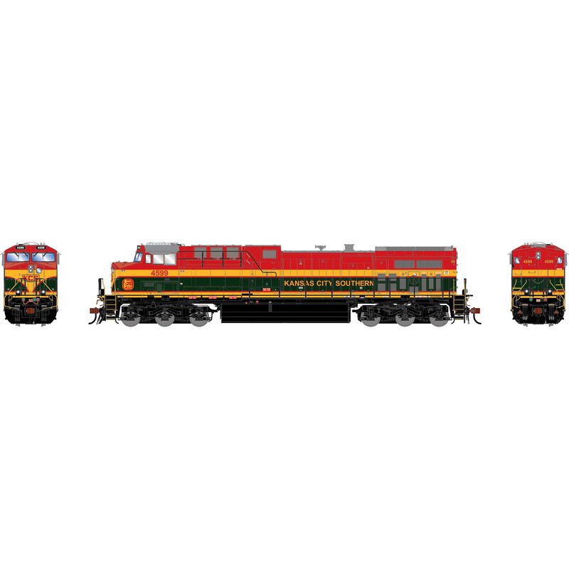 HO GEN AC4400CW Locomotive, KCS 'Southern Belle' #4599
