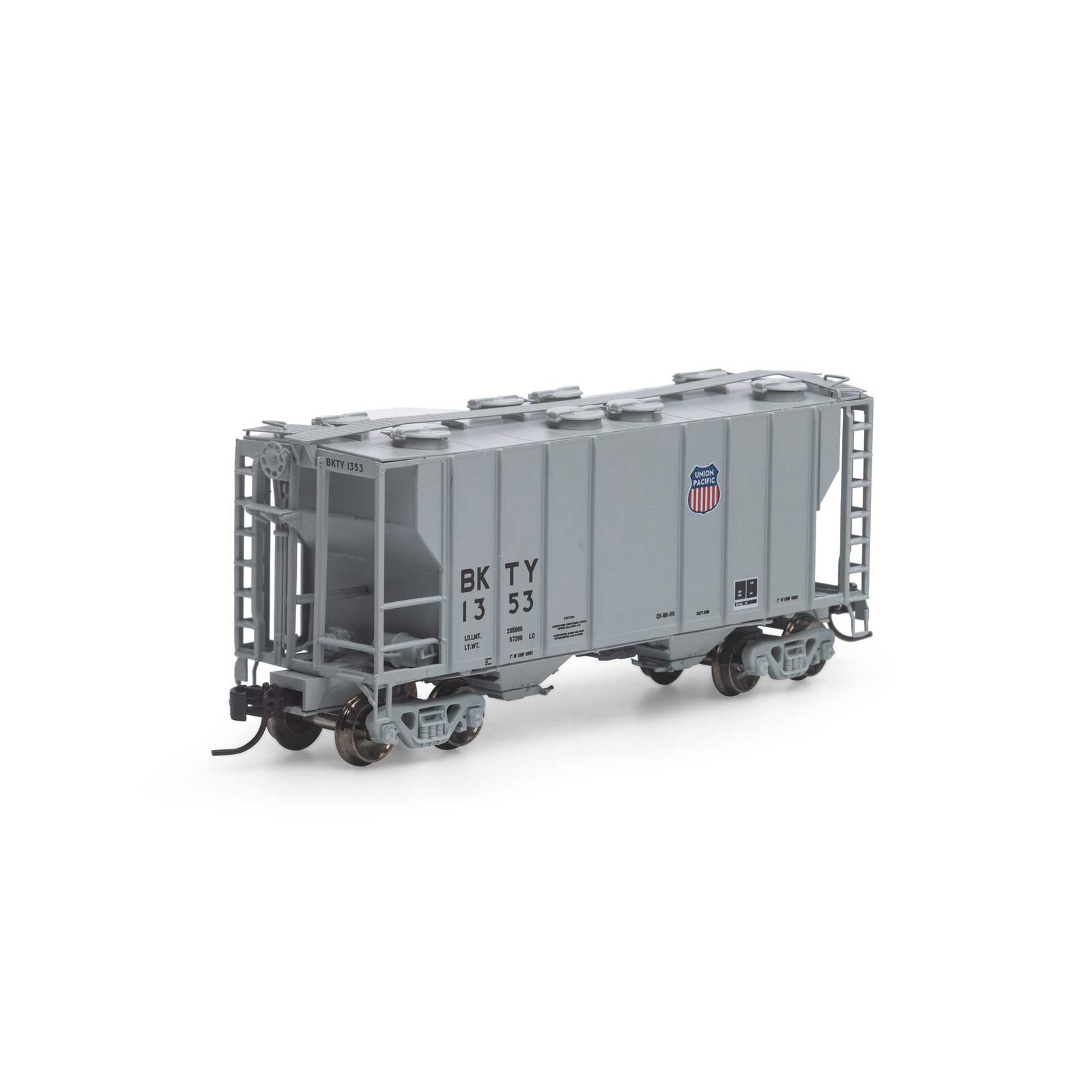 N PS-2 2600 Covered Hopper, UP #1353