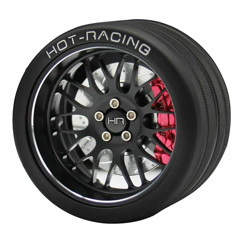 Aluminum 10-Y BBS Steering Wheel, FlySky NB4 Transmitter, Black