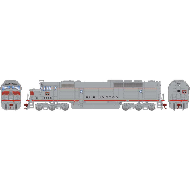 N FP45 Locomotive with DCC & Sound, CB&Q #9999