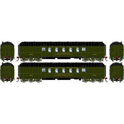 HO ATH 60' Pullman Common Standard Postal Car, SP #4255/4257 (2) HO ATH 60' Pullman Common Standard Postal Car, SP #4255/4257 (2)