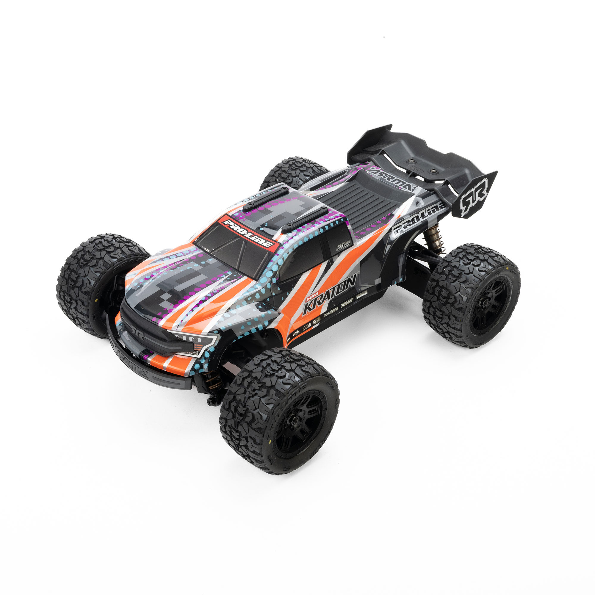 [���ܼ�] PRO1034610 [PROLINE-RACING] 10346-10 Jaeger Front/Rear MT Tires MTD 12mm Black Split Six (2): ARRMA MINI KRATON