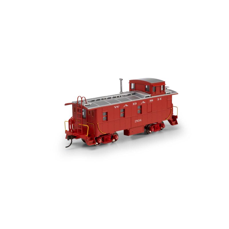Athearn HO Cupola Caboose, Wabash #2834 Athearn HO Cupola Caboose, Wabash #2834