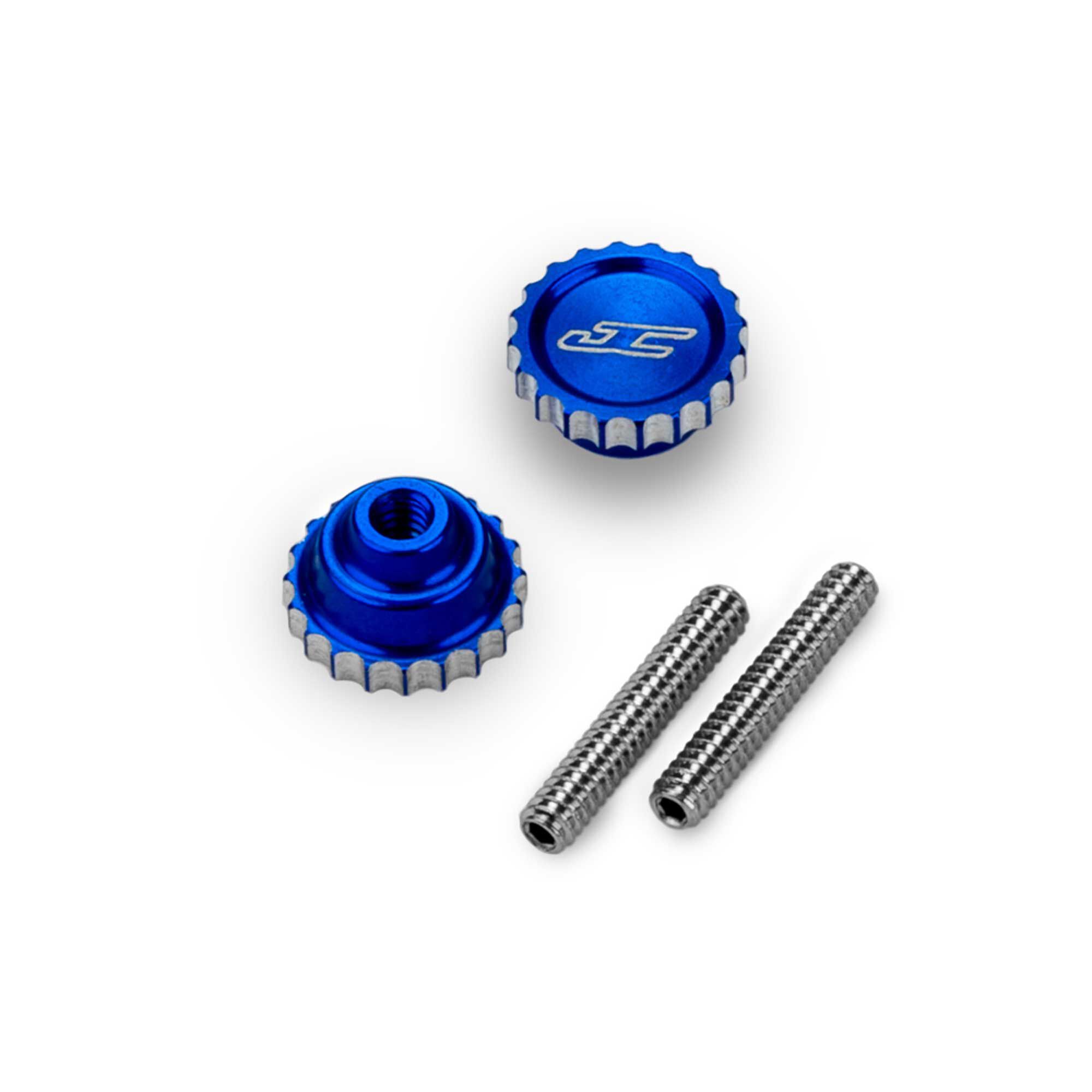 JConcepts, Inc. Aluminum 4-40 Future Thumb Nuts with Set Screws