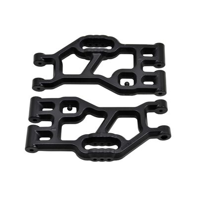 Rear A-arms, Black: Associated MT8 Rear A-arms, Black: Associated MT8