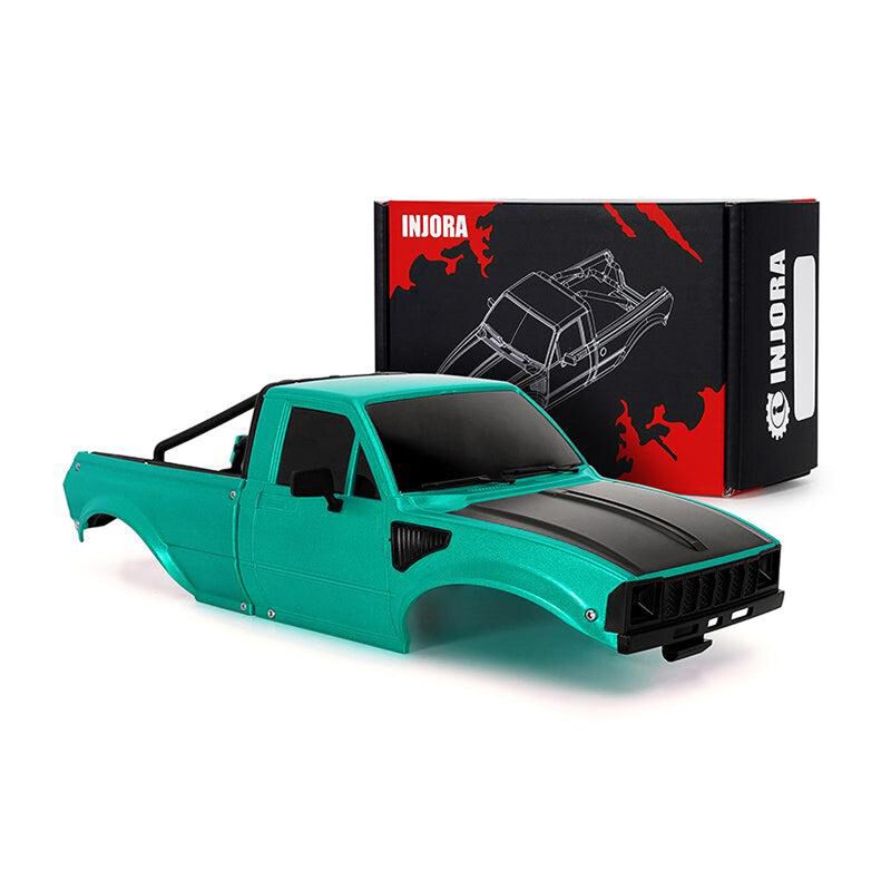 INJORA 1/18 IR60 Rock Crawler Hard Body, Green, 1/18 Traxxas TRX-4M Defender/ Bronco