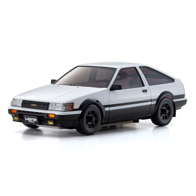 1/28 Toyota Corolla Levin AE86 Mini-Z AWD RTR, White/ Black 1/28 Toyota Corolla Levin AE86 Mini-Z AWD RTR, White/ Black