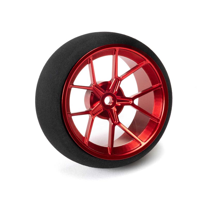 Spektrum Aluminum Wide Wheel, Spoke, Red Spektrum Aluminum Wide Wheel, Spoke, Red