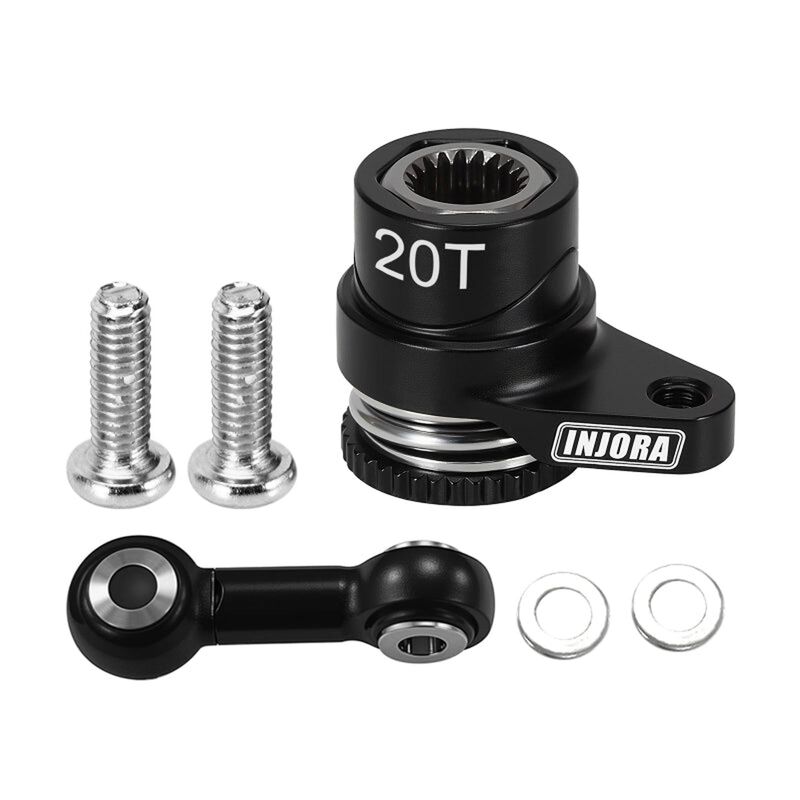 INJORA Aluminum 20T Servo Saver Set, 1/16 ARRMA Mojave GROM