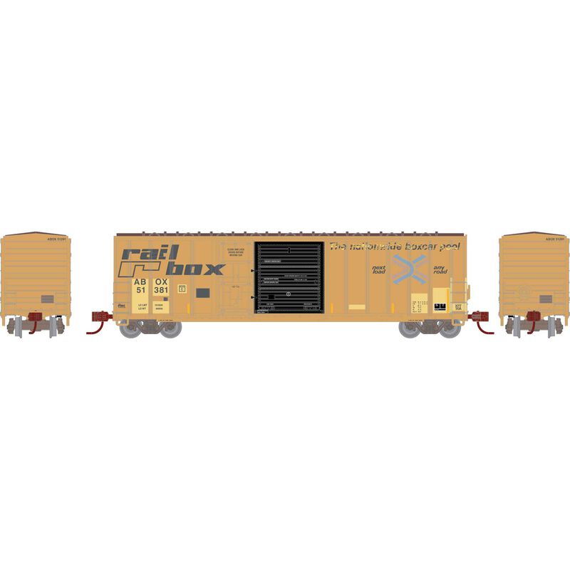 Athearn N ATH 50' FMC 5277 Combo Door Box Car, Primed For Grime ABOX 'Early' #51381