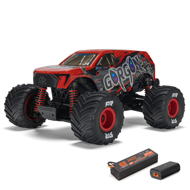 1/16 GORGON GROM 4X4 RTR Brushed Monster Truck (Battery & Charger Included), Red 1/16 GORGON GROM 4X4 RTR Brushed Monster Truck (Battery & Charger Included), Red