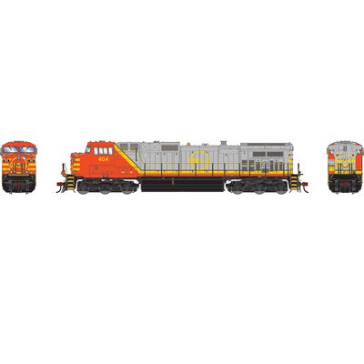 HO GE Dash 9-44CW Locomotive with DCC & Sound, QNSL #404 HO GE Dash 9-44CW Locomotive with DCC & Sound, QNSL #404