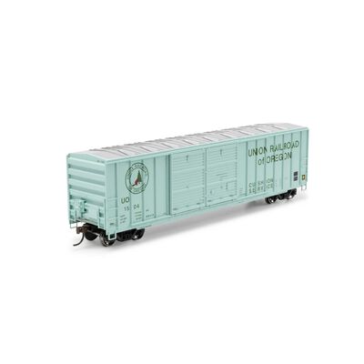 HO 50' FMC 5077 DD Offset Box Car, UO #1504 HO 50' FMC 5077 DD Offset Box Car, UO #1504