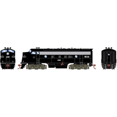 HO RND F7A Locomotive DCC-Ready, CR #1826 HO RND F7A Locomotive DCC-Ready, CR #1826