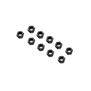 Axial M3 Nut, Thin, Black (10)