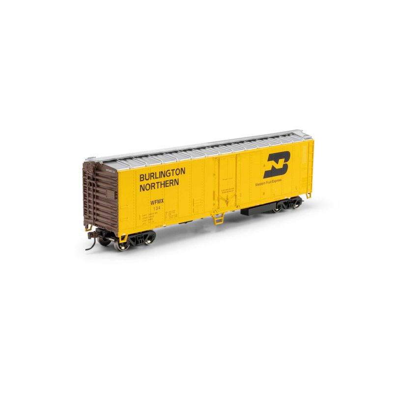 Roundhouse HO 50' Smooth Side Mechanical Reefer, WFMX #134 Roundhouse HO 50' Smooth Side Mechanical Reefer, WFMX #134