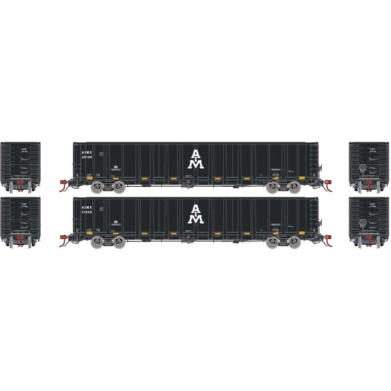 N NSC 6000 Gondola with Load, AIMX #20100, 21225 (2)