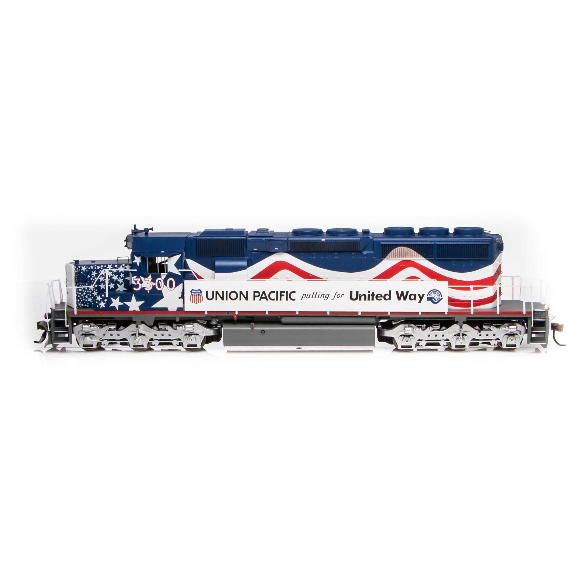 ATH71629 Athearn HO RTR SD40 DCC SND UP United Way #3300 