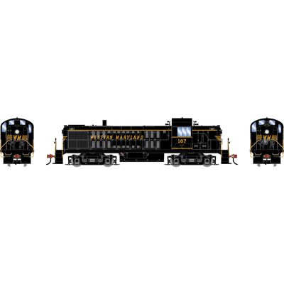 HO RS-3 Locomotive, WM #187 HO RS-3 Locomotive, WM #187