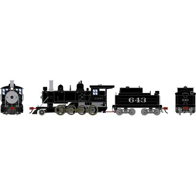 HO ATH 2-8-0 Steam Locomotive w/DCC & Sound, ATSF #643 HO ATH 2-8-0 Steam Locomotive w/DCC & Sound, ATSF #643