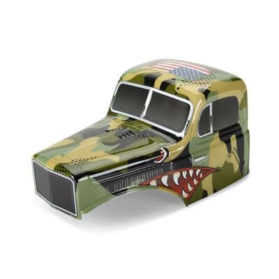 1/10 Limited Edition Pre-Cut/Pre-Painted Comp Wagon Cab-Only Body 12.3" (313mm) Wheelbase Crawlers, Camo 1/10 Limited Edition Pre-Cut/Pre-Painted Comp Wagon Cab-Only Body 12.3" (313mm) Wheelbase Crawlers, Camo
