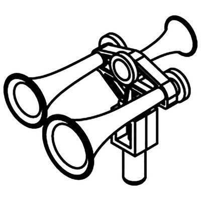 HO Horn Leslie S-3L-R Std Profile (3) HO Horn Leslie S-3L-R Std Profile (3)