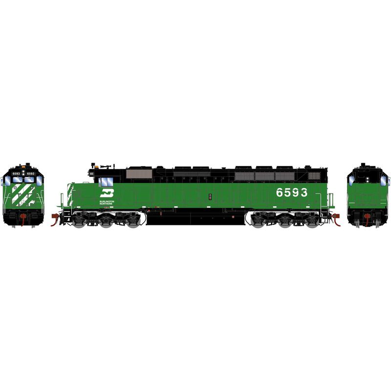 HO GEN SDP45 Locomotive w/DCC & SOUND, BN #6593