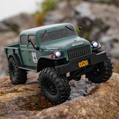 1/24 SCX24 Dodge Power Wagon 4X4 RTR Brushed Rock Crawler (Battery & Charger Included), Orange 1/24 SCX24 Dodge Power Wagon 4X4 RTR Brushed Rock Crawler (Battery & Charger Included), Orange