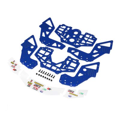 Chassis Plate Set, Blue: LMT 2.0 Chassis Plate Set, Blue: LMT 2.0