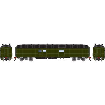HO ATH 60' Pullman Common Standard Baggage Car, Green Unlettered HO ATH 60' Pullman Common Standard Baggage Car, Green Unlettered