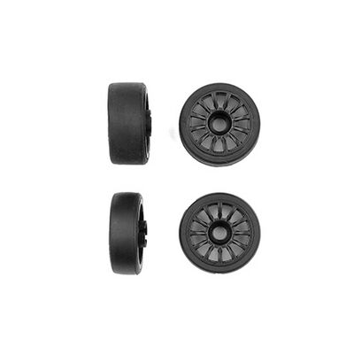 12-Spoke Wheel & Tire Set, 1/27 Team Associated SR27 12-Spoke Wheel & Tire Set, 1/27 Team Associated SR27