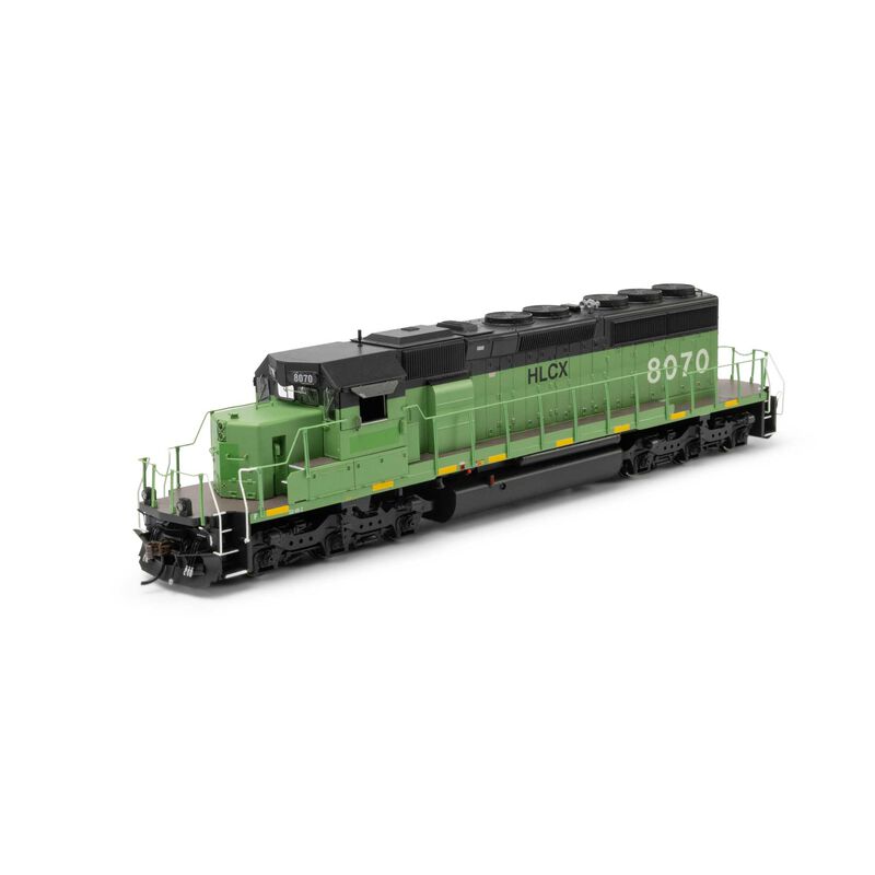 HO SD40-2 Locomotive with DCC & Sound Primed For Grime, HLCX #8070