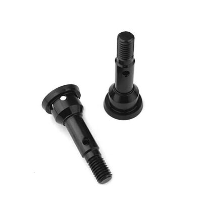 Stub Axles, M5 Thread, Hardened Steel (2): SC410 Stub Axles, M5 Thread, Hardened Steel (2): SC410