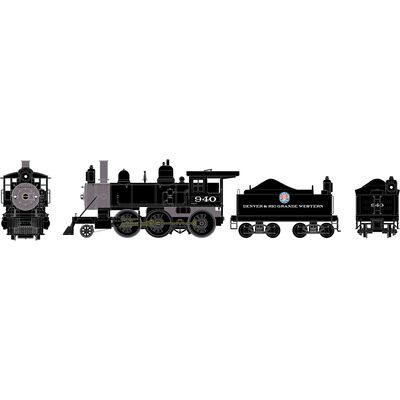HO RTR Old Time 2-6-0 Mogul with DCC &Sound, D&RGW #940 HO RTR Old Time 2-6-0 Mogul with DCC &Sound, D&RGW #940