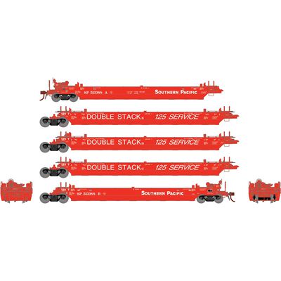 HO Gunderson Maxi-Stack II Well Cars, SP #513388 (5) HO Gunderson Maxi-Stack II Well Cars, SP #513388 (5)