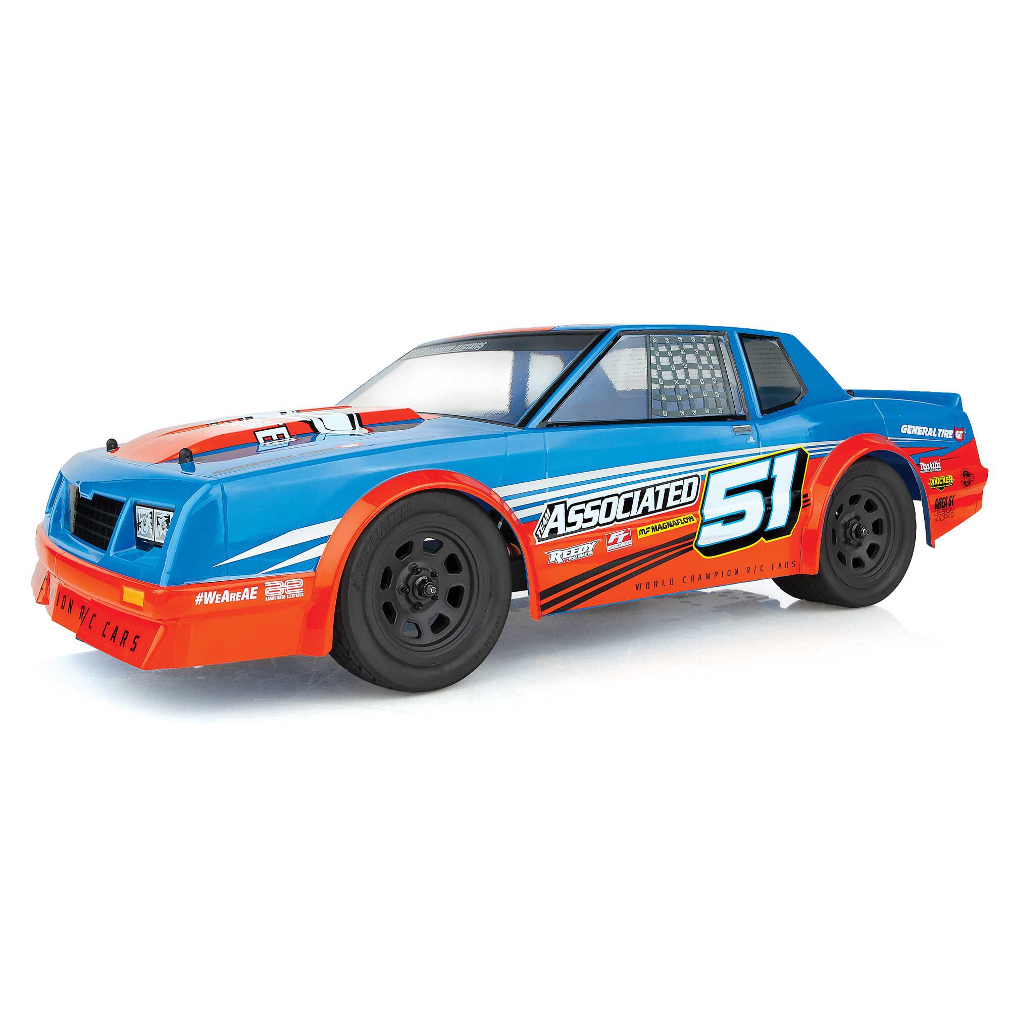 Team Associated Team Associated 1/10 SR10M 2WD Dirt Oval RTR, Blue