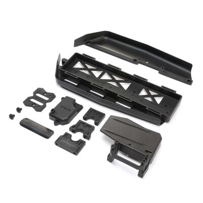 Battery Tray, Center Diff & Servo Mount: 8XE 2.0 Battery Tray, Center Diff & Servo Mount: 8XE 2.0