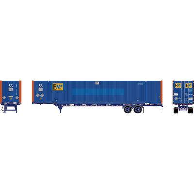 HO ATH 53' Chassis with Container, Chassis- PATZ #808216, Container- EMHU #203360 HO ATH 53' Chassis with Container, Chassis- PATZ #808216, Container- EMHU #203360